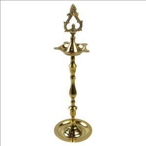 Joti Diya hautement poli Design suspendu en laiton, matériau idéal pour la décoration Festive Diwali Akhand Joti Diya Design de décoration intérieure - Product Image 6