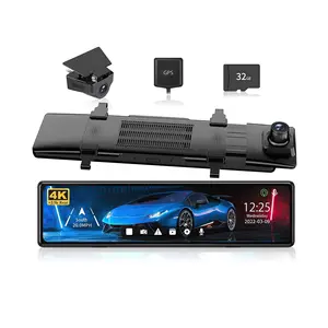 G 840S Loop Opname Nachtzicht 4K Uhd 12 "Spiegel Dashcam Backup Camera Voor En Achter Dual Camera Spiegel Dashcam