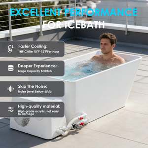 Bañera de Hielo Ambohr FiberCore Flex Ultra con Sistema de Filtración Certificado por VG |   Baño de Hielo con Enfriador - Product Image 2