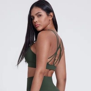 2025 listo para enviar pantalones cortos de gimnasio y Sujetador deportivo conjunto de mujer ropa de correr transpirable sostenible Sujetador deportivo de Fitness al aire libre - Product Image 3