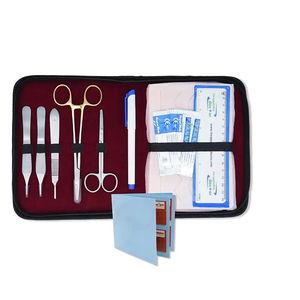 Kit de chirurgie dentaire en gros, sur mesure, en acier inoxydable, avec sutures manuelles, haute qualité, pour la pratique de l'anatomie des plaies cutanées, destiné aux étudiants en médecine - Product Image 1