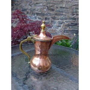 Nuevo diseño árabe cafetera Dallah elegante y única cafetera turca diseño atractivo tetera de plata de la más alta calidad - Product Image 2