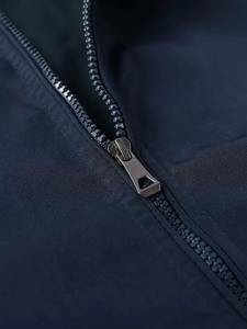 Vestes d'université et collège grande taille pour hommes, logo personnalisé, manches en tissu toile et satin à capuche - Product Image 3