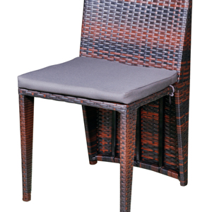 Juego de muebles de patio con marco de metal moderno de 3 piezas con sofá tejido de cuerda para el hogar, jardín, dormitorio, cocina, patio - Product Image 2
