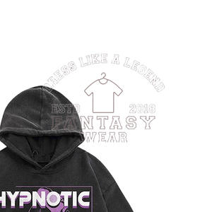 เสื้อฮู้ดดี้ผู้ชาย FANTASY WEAR OEM 2026 คุณภาพสูง & โลโก้สั่งทำได้ ผ้าฝ้าย 100% สำหรับออกกำลังกาย ทรงโอเวอร์ไซส์ ได้รับการรับรองมาตรฐาน CE ISO - Product Image 4