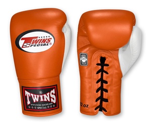 Gants de boxe Muay Thai professionnels de haute qualité avec rembourrage en mousse souple, en cuir véritable, sangle de poignet réglable pour la fermeture, arts martiaux - Product Image 1