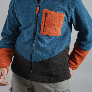 Chaqueta de Invierno Cálida de Forro Polar Sherpa con Capucha y Bolsillo con Cremallera, Chaquetas de Forro Polar Personalizadas para Caza, Chaqueta de Forro Polar Sherpa Cortavientos - Product Image 2