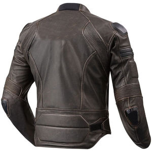 Chaqueta de Motociclista de Cuero Genuino de Alta Calidad, Chaqueta de Carreras con Protección Completa - Product Image 3