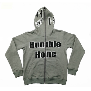 High Quality Grey <b>Zip</b>-<b>Up</b> <b>Hoodie</b> for Men Oversized Puffy Printing Custom <b>Black</b> Acid Wash Hip Hop Style Full <b>Zip</b> <b>Hoodie</b> - Product Image 1