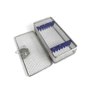 Cesta de esterilización de agujas delgadas de acero inoxidable para almacenamiento de jeringas, capacidad de 60x40x30cm, 350ml para uso en la cocina - Product Image 3