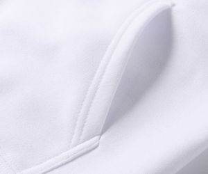 Sudadera unisex con capucha y logotipo personalizado sudadera polar con bolsillo canguro - Product Image 4