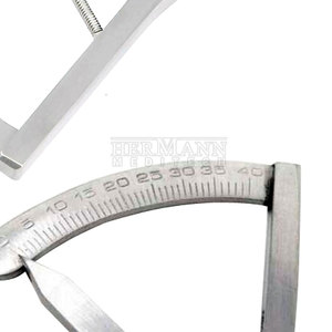 Juego de Calibrador Quirúrgico y Marcador HERMANN MEDITECH, Acero Inoxidable, para Cirugía Plástica, Manual, Reutilizable, Certificado ISO13485 - Product Image 2