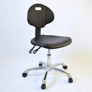 Chaise de laboratoire ergonomique antistatique réglable en hauteur avec roulettes pour salles blanches et laboratoires scientifiques - Product Image 2