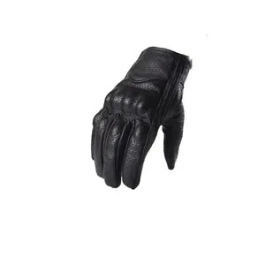 Summer Cowhide Bike Suede Sport Leather Bike Driver Motorbike Auto Car Race Utility Gloves Protection Gloves - Product Image 3