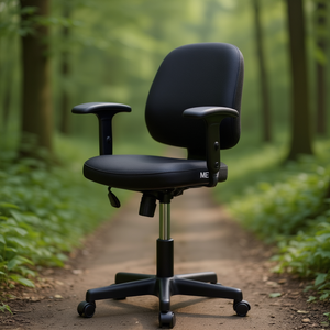 Assembly <b>Stool</b> with Foam Black Seat <b>Height</b> <b>Adjustable</b> 420-545mm by MEY - Product Image 3