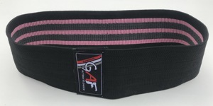 GAF-Conjunto de gimnasio elástico para mujer, 3 piezas, Logo personalizado, Círculo de cadera, tela de pegamento de poliéster para entrenamiento, bandas resistentes para glúteos - Product Image 4