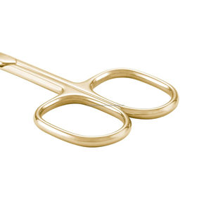 Ciseaux de manucure professionnels en acier inoxydable doré pour cuticules, personnalisables avec logo, durables, à pointe affûtée, marque privée, vente en gros - Product Image 3