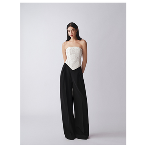 Pantalones Casuales de Pierna Ancha para Mujer, Estilo Elegante, Impermeables, Ecológicos, de Secado Rápido, Cintura Media, Primavera - Product Image 4