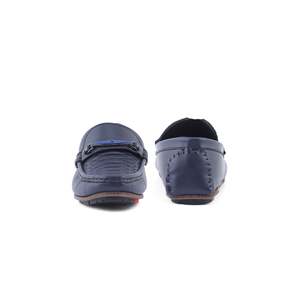Boys Navy Formal Moccasin KD0837 <b>Briefcases</b> - Product Image 2