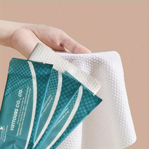 ผ้าเช็ดทำความสะอาดแบบใช้แล้วทิ้งสำหรับใช้ในร้านอาหารผ้าเช็ดทำความสะอาดแบบเปียกแบบใช้แล้วทิ้งพิมพ์ลายใบหน้าได้ง่าย - Product Image 4