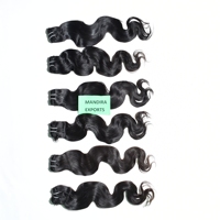 100% brut naturel vierge aucun traité chimique vendeur couleur noire crépus bodywave faisceaux temple indien extensions de cheveux humains