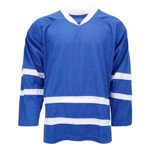 Maillot de hockey en polyester personnalisé pour adultes, uniforme avec noms de joueurs personnalisés, numéros et étiquettes des noms des équipes - Product Image 1