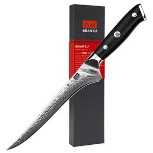 <span class=keywords><strong>SHAN</strong></span> <span class=keywords><strong>ZU</strong></span> 7 pouces <span class=keywords><strong>couteau</strong></span> à filet japonais en acier <span class=keywords><strong>damas</strong></span> <span class=keywords><strong>couteau</strong></span> à désosser professionnel tranchant en acier à haute teneur en carbone cuisine <span class=keywords><strong>couteau</strong></span> utilitaire - Product Image 1