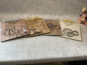 Jeu de Tic Tac Toe en Bois Personnalisé Fait Main Divertissement Familial Intérieur Jeu de Table Compétences Divertissement Classique Stratégie - Product Image 2