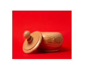 Ntique-Olla de madera para azúcar, cuenco para sal y azúcar hecho a mano, pulido brillante de nuevo diseño - Product Image 6