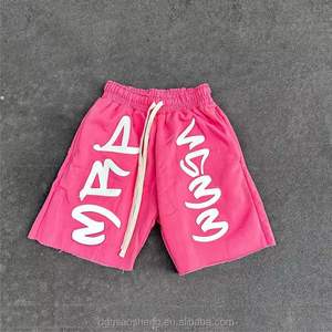 <b>Men's</b> Custom Summer <b>Sweat</b> Cotton <b>Shorts</b> 3D Puff Print Streetwear Jogger <b>Shorts</b> by rafel mart industries - Product Image 3