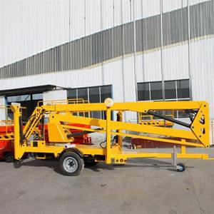 แบบพกพาได้ยกกล้องโทรทรรศน์เชอร์รี่ picker Aerial Towable TOW ลิฟท์บูมเล็กเครื่องยนต์ขับเคลื่อนความจุสูง - Product Image 3