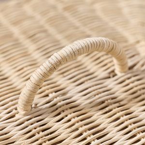 Panier de rangement en forme d'arc, de haute qualité, nouvellement conçu, en rotin avec un couvercle, fabriqué au Vietnam - Product Image 4