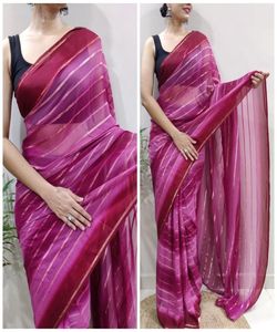 Sari Silk prêt à porter vêtements de mariage de fête indiens en prix de gros broderie traditionnelle travail banarasi khadi - Product Image 4