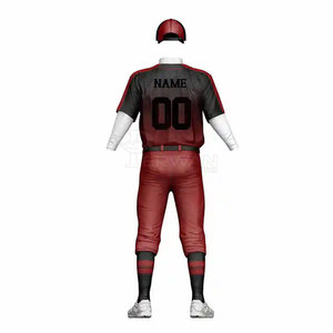 Uniforme de baseball personnalisé pour hommes adultes, 100% polyester respirant, vêtements d'équipe, nouvelle arrivée - Product Image 3