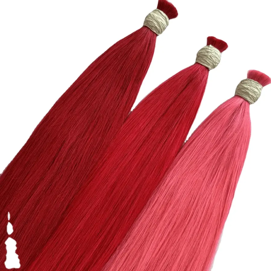 Bulk Color Virgin Human Hair 100% Vietnamese Hair Best Quality Good For Hair Extensions and Wigs From Factory