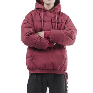 Abrigo de invierno con capucha Puffer Hombres Ropa Chaqueta Streetwear Impresión Engrosamiento Burbuja Abajo Abrigos Chaquetas de hombre - Product Image 4