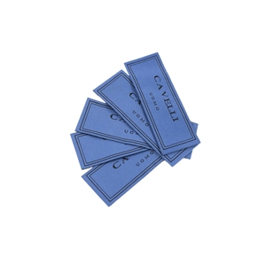 Étiquettes de soin pour vêtements en tissu imprimé, lavables et respirantes, vendues directement par l'usine - Product Image 1