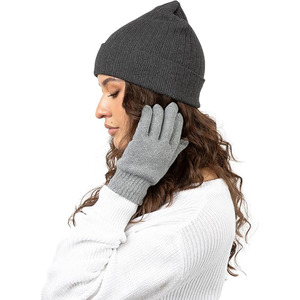 Gorros de Invierno Unisex de Lana, Gorros de Punto Lisos Impermeables con Bordado 3D e Impresión Digital, para Uso Diario Personalizado - Product Image 4