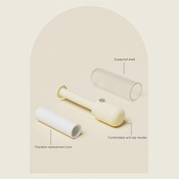 Rouleau anti-poils manuel avec recharges - Feuilles détachables pour vêtements et poils d'animaux |   Remise sur les commandes en gros