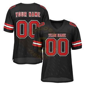 Fabricante de Golden Weather Camisetas de uniformes de fútbol para hombres Parte delantera y trasera con nombre de equipo personalizado y número Camiseta de fútbol - Product Image 4