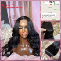Vente en gros de cheveux cambodgiens naturels lisses, extensions de cheveux humains bruts à double noyade, extensions de cheveux vietnamiennes