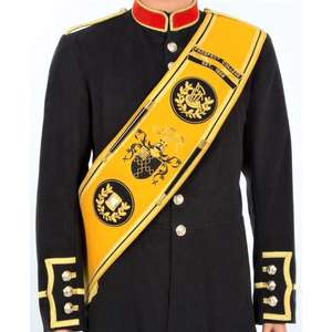 Banda de Música de Bajo Precio, Faja Uniforme 2024, Nueva Llegada, Buena Calidad, Faja Ceremonial Bordada a Mano para Director de Banda o Majestro de Banda - Product Image 1