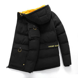 Manteaux rembourrés imprimés personnalisés Vêtements à bulles Coupe-vent à fermeture éclair pour l'extérieur avec logo Veste d'hiver chaude pour hommes du fabricant - Product Image 5