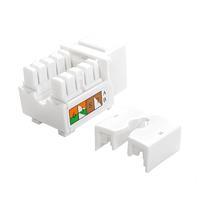Connecteur RJ45 Keystone Jack UTP non blindé Cat 6 de haute qualité pour réseau modulaire, plaqué or, 8 cœurs