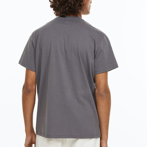 250g lourd Batik couleur unie personnalisé ample manches courtes t-shirt 100% coton Vintage - Product Image 5