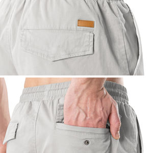 Top Trending Athletic Distressed Cargo Chenille Bordado Comfort Windbreaker Workout Pantalones cortos para hombres - Product Image 5