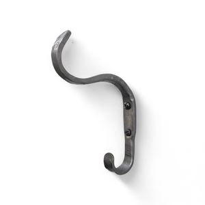 Handmade customized vintage look j shaped polish iron hooks <b>for</b> entryway <b>closet</b> kitchen <b>organizer</b> home decor outdoor utility - Product Image 1