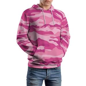 เสื้อฮู้ดผู้ชายสำหรับฝึกซ้อมฤดูใบไม้ผลิและฤดูใบไม้ร่วงชุดทำงานผ้ายืดพร้อมพิมพ์ลายพรางดีไซน์ใหม่ - Product Image 5