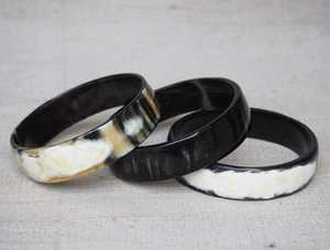 Brazalete de cuerno de búfalo Natural 100%, pulseras hechas a mano, joyería de diamantes de perlas de moda para aniversario y bodas, precios bajos - Product Image 2