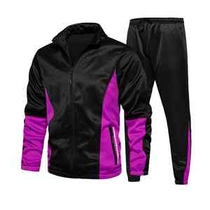 Chándal informal de manga larga para hombre, ropa deportiva para gimnasio, chándal personalizado, 2 piezas - Product Image 5